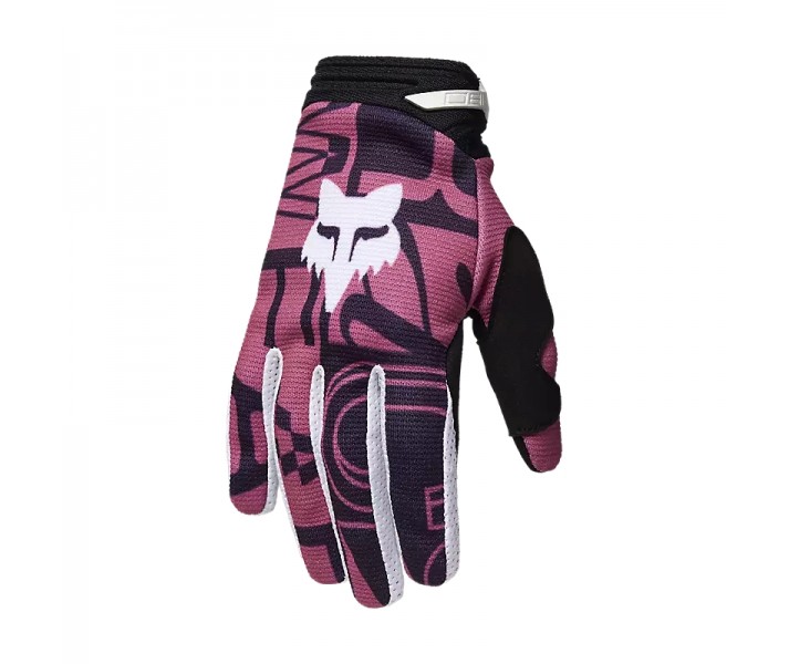 Guantes Fox Infantil Girls 180 Race Spec Rosa |33041-434|