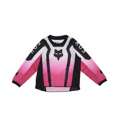 Camiseta Fox Infantil Girls 180 Lean Negro Rosa |33055-285|