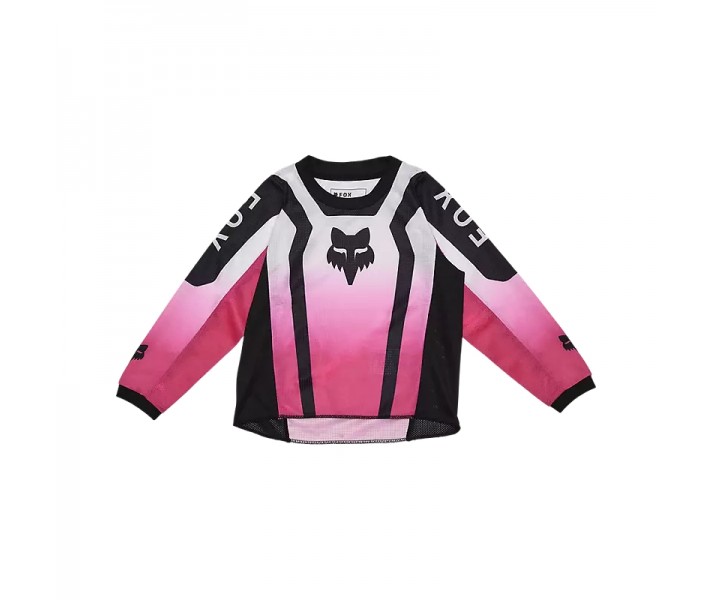 Camiseta Fox Infantil Girls 180 Lean Negro Rosa |33055-285|