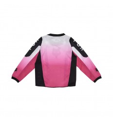 Camiseta Fox Infantil Girls 180 Lean Negro Rosa |33055-285|