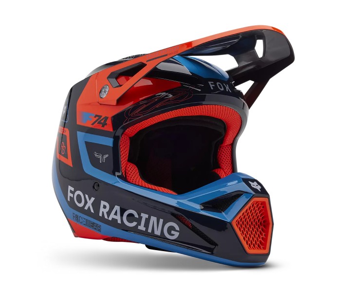 Casco Fox Infantil V1 Race Spec Medianoche |33047-329|