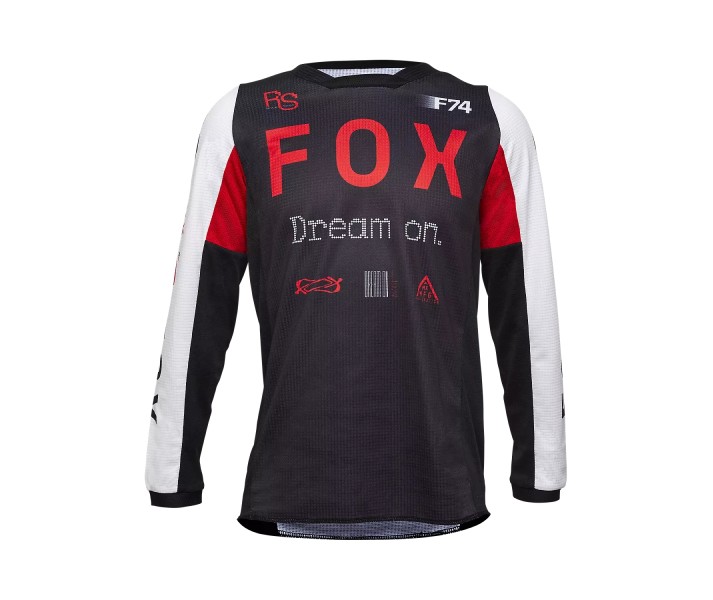 Camiseta Fox Infantil 180 Race Spec Rojo Fluor |33050-110|