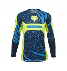 Camiseta Fox Infantil Flexair Impression Amarillo Fluor |33048-130|