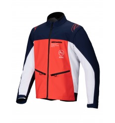 Chaqueta Alpinestars Lite-Dura Softshell Azul Naranja Blanco |3700225-7162|