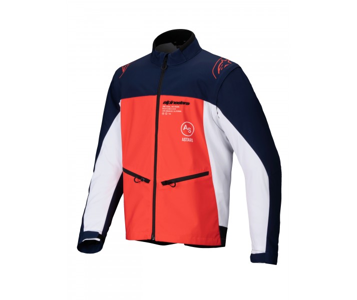 Chaqueta Alpinestars Lite-Dura Softshell Azul Naranja Blanco |3700225-7162|