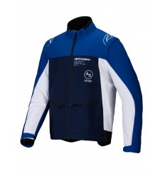 Chaqueta Alpinestars Lite-Dura Softshell Azul Brillo Blanco |3700225-7174|