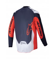 Camiseta Alpinestars Pro-Dura Azul Naranja Blanco |3760125-7162|