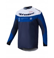 Camiseta Alpinestars Pro-Dura Azul Brillo Blanco |3760125-7174|