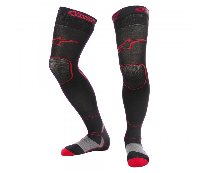 Calcetines Motocross Alpinestars Largos Mx Negro Rojo|4705015-13|