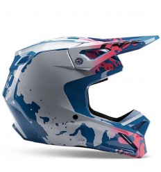 Casco Infantil Fox Youth V1 Morphic Blueberry Blanco |30483-430|