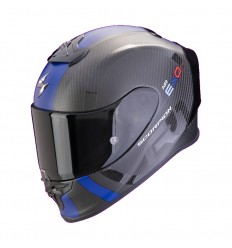 Casco Scorpion EXO-R1 Evo Carbon Air MG Negro Mate Azul |110-344-158|