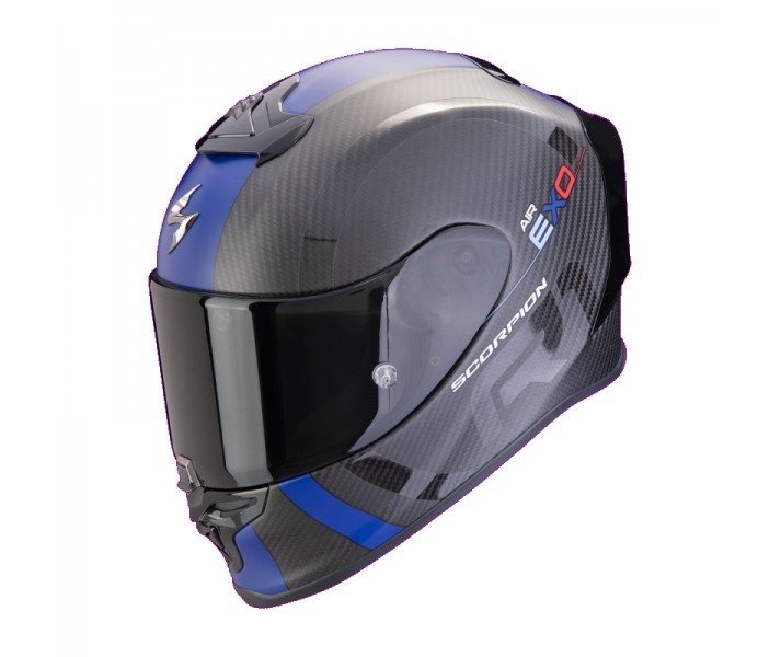 Casco Scorpion EXO-R1 Evo Carbon Air MG Negro Mate Azul |110-344-158|