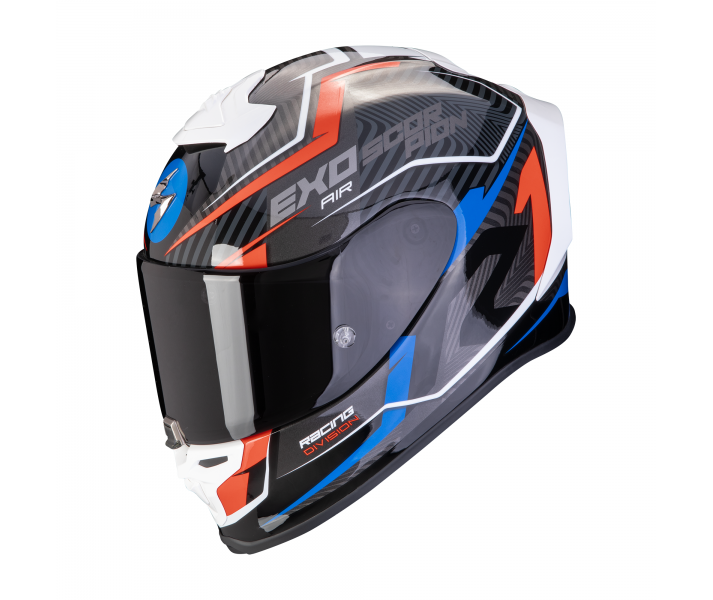 Casco Scorpion EXO R1 Evo Air Coup Negro Rojo Azul |110-442-258|