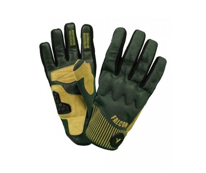 Guantes ByCity Invierno Falcon Verde Mostaza |1000190|