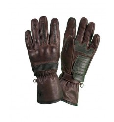 Guantes ByCity Invierno Lyon Marrón Verde |1000182|