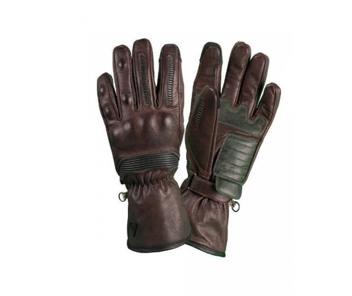 Guantes ByCity Invierno Lyon Marrón Verde |1000182|