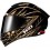 Casco NZI Trendy 2 Flag Negro Oro Mate |150346A951|