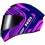 Casco NZI Trendy 2 Connected Dark Azul Rosa Mate |150330A923|