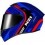 Casco NZI Trendy 2 Connected Dark Azul Rojo |150346A895|