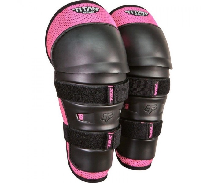 Rodillera Fox Peewee Titan Negro Rosa |08037-285|