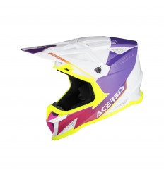 Casco Acerbis T711 Blanco Morado |0026458.242|