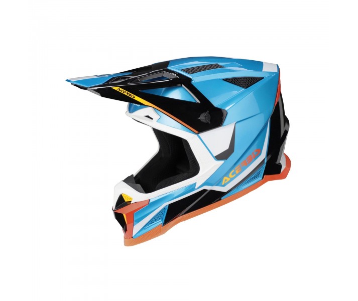 Casco Acerbis T711 Blanco Azul |0026458.487|