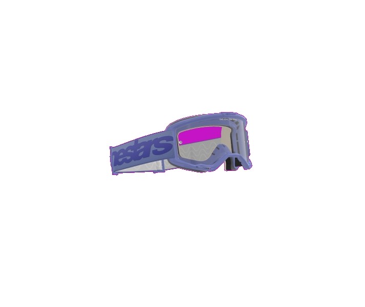 Máscara Alpinestars Vision 5 Wordmark Purpura Transparente |5103125-3098|