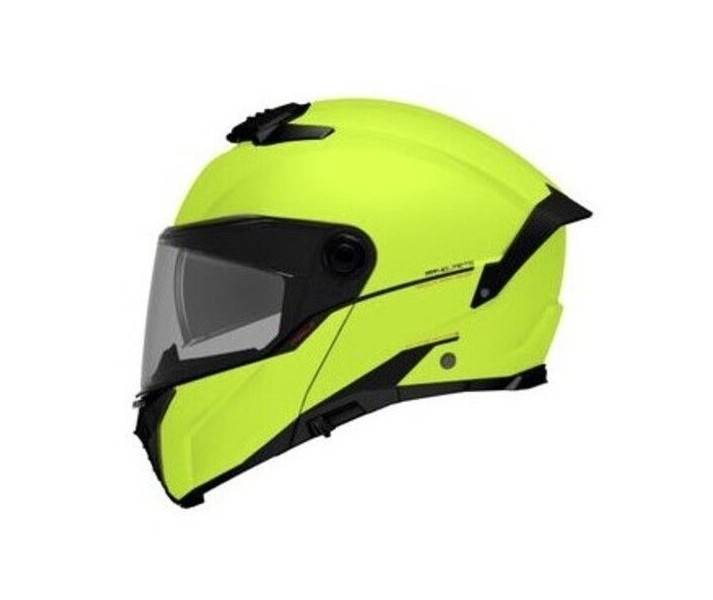 Casco MT Atom 2 Sv Solid A3 Amarillo Fluor Brillo |1335000031|