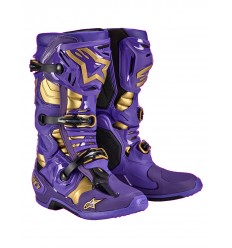 Botas Alpinestars Tech 10 Champ Le Violeta Dorado Negro |2010020-373|