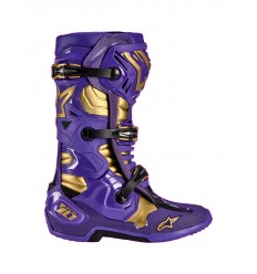 Botas Alpinestars Tech 10 Champ Le Violeta Dorado Negro |2010020-373|