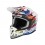 Casco Acerbis Linear Blanco Azul Rojo |0025316.034|