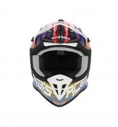 Casco Acerbis Linear Blanco Azul Rojo |0025316.034|