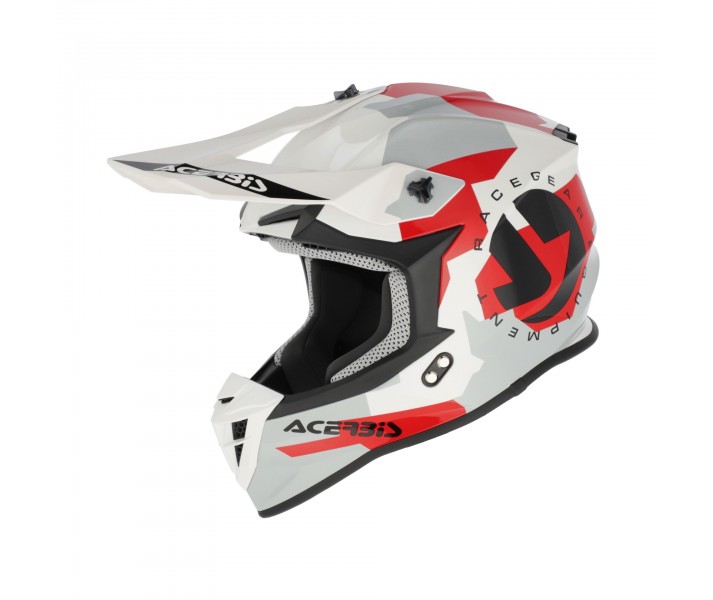 Casco Acerbis Linear Blanco Gris |0025316.235|