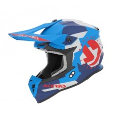 Casco Acerbis Linear Azul Rojo |0025316.431|