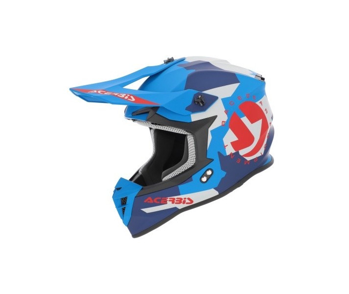 Casco Acerbis Linear Azul Rojo |0025316.431|