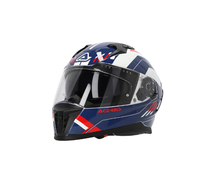 Casco Acerbis X-Way Graphic Blanco Azul Rojo |0026016.034|