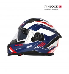 Casco Acerbis X-Way Graphic Blanco Azul Rojo |0026016.034|