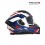 Casco Acerbis X-Way Graphic Blanco Azul Rojo |0026016.034|