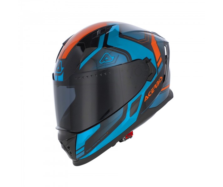 Casco Acerbis X-Way Graphic Azul Naranja |0026016.243|