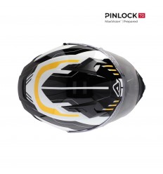 Casco Acerbis X-Way Graphic Negro Amarillo |0026016.318|