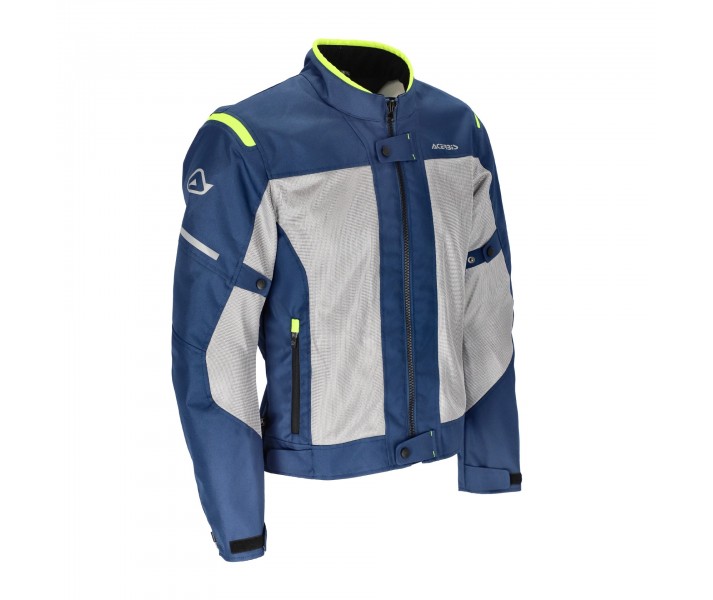 Chaqueta Acerbis Ce Ramsey Vented Azul Amarillo |0023744.248|