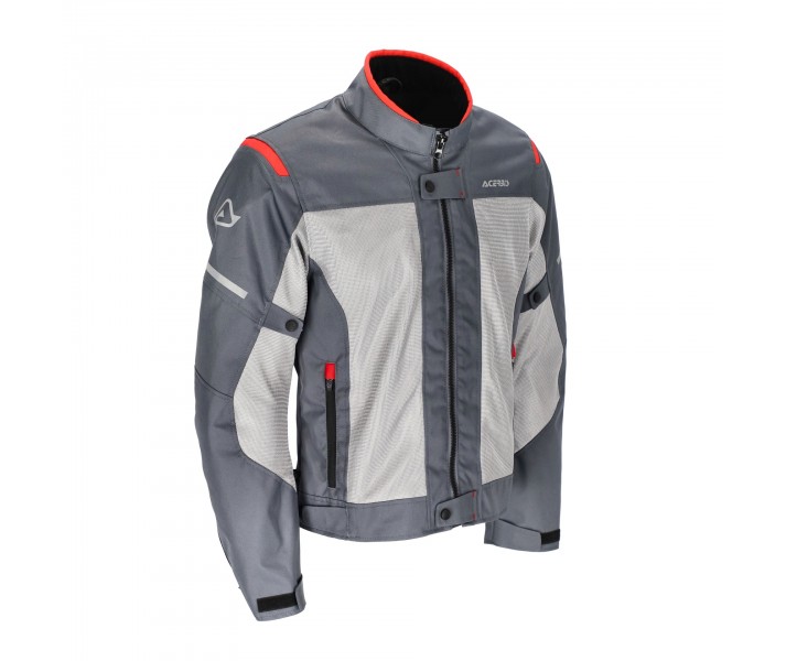 Chaqueta Acerbis Ce Ramsey Vented Gris Rojo |0023744.295|