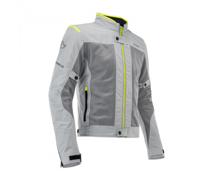 Chaqueta Acerbis Mujer Ce Ramsey Vented Gris Amarillo |0023745.290|