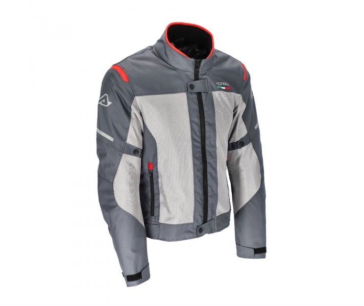 Chaqueta Acerbis Ce On Road Ruby Gris Rojo |0024550.295|