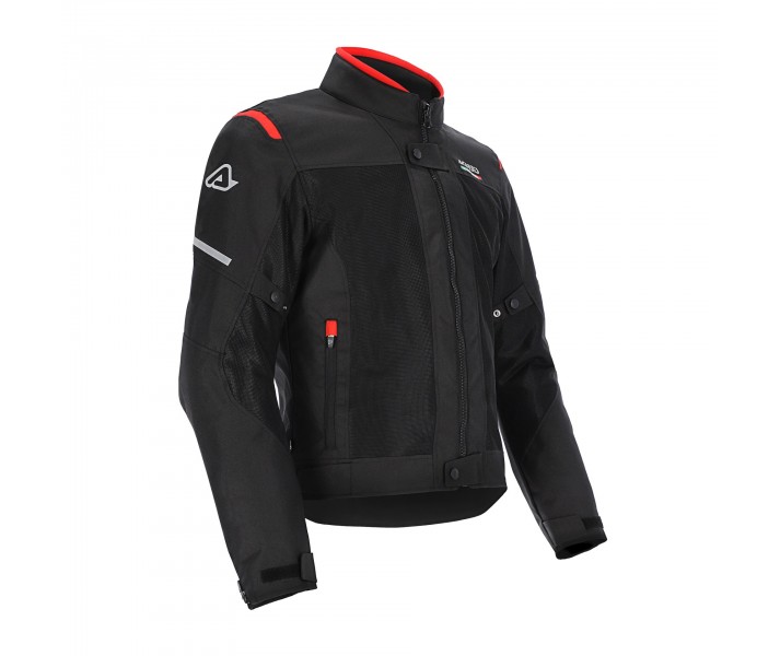 Chaqueta Acerbis Ce On Road Ruby Negro Rojo |0024550.323|