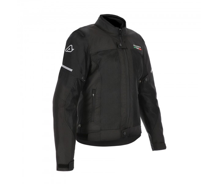 Chaqueta Acerbis Mujer Ce On Road Ruby Negro |0024605.090|