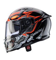 Casco Caberg Avalon X Gurkha Negro Gris Naranja Fluor |C2QL60P1|