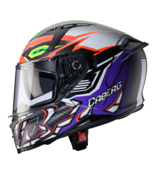 Casco Caberg Avalon X Gurkha Negro Mate Naranja Verde Morado |C2QL60P2|