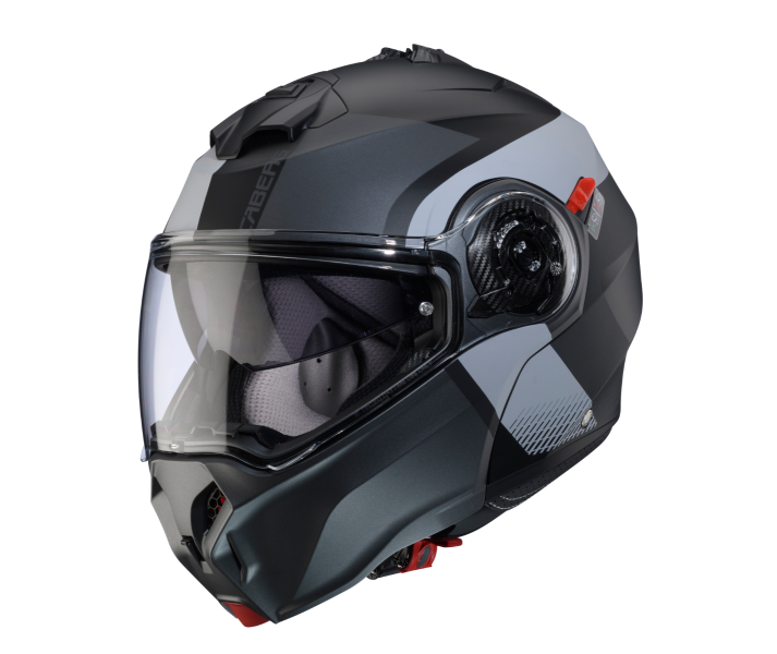 Casco Caberg Duke Evo Indy Negro Mate Gris Metal Gris |C0KD60P7|