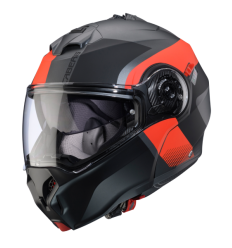 Casco Caberg Duke Evo Indy Metal Mate Rojo Fluor Negro |C0KD60L2|